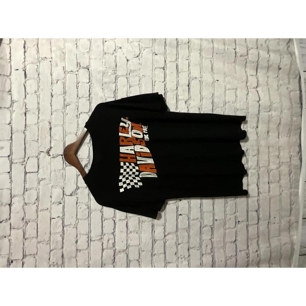 Harley-Davidson Black Graphic T-Shirt Size 1XL‎